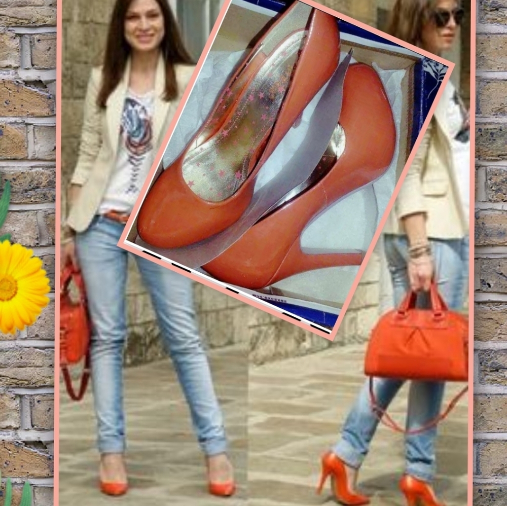 🆕 orange pumps